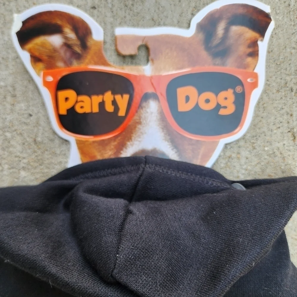 NWT Party Dog Pet Skeleton Halloween Costume Cosplay Hooded Bones Size Small New